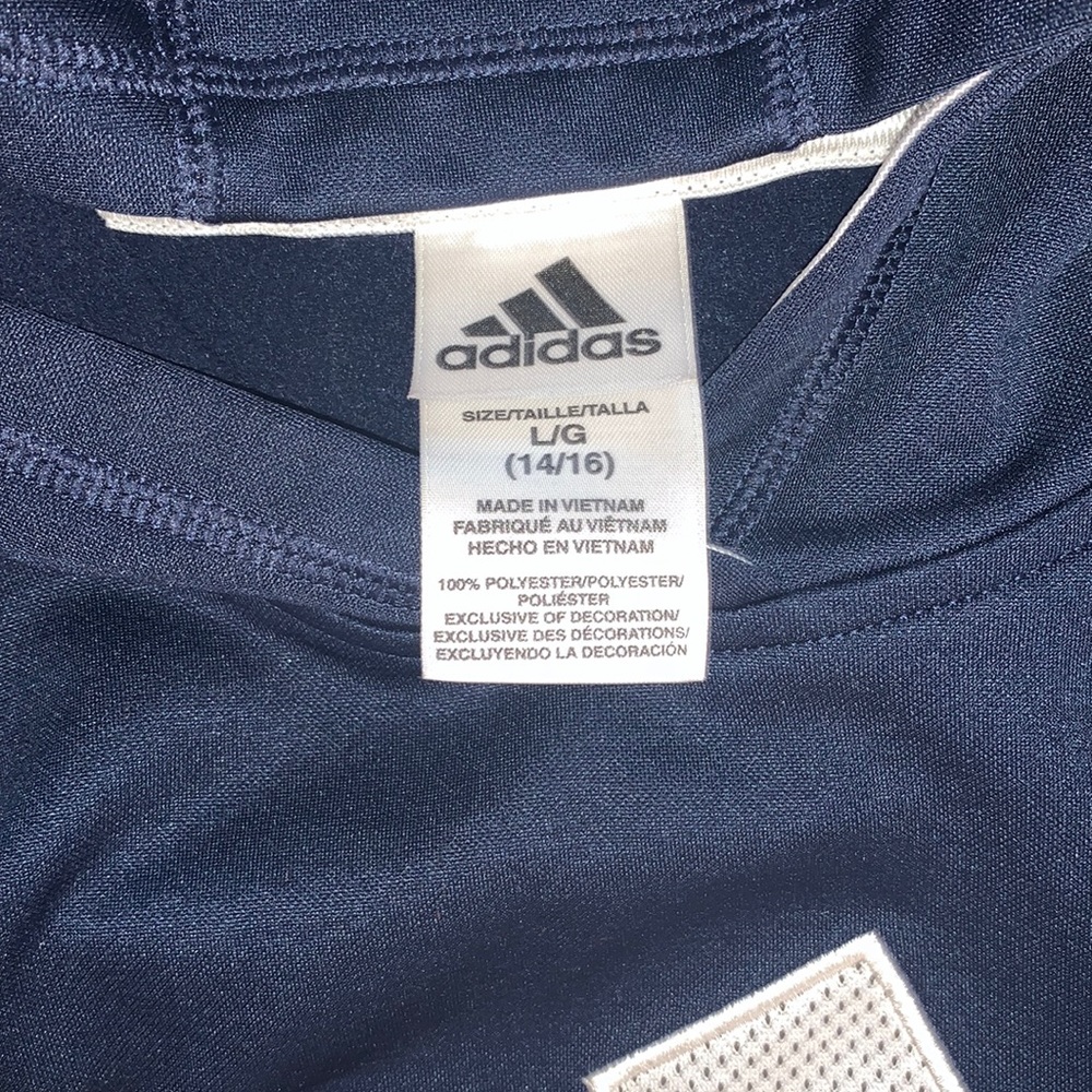 Adidas pullover hoodie size L